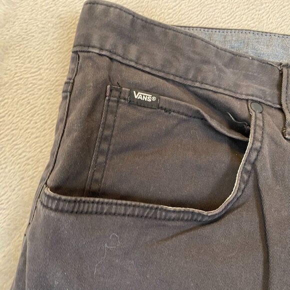 Vans Mens Chino Shorts Size 38 Brown Casual Summer Classic Straight - Picture 11 of 15